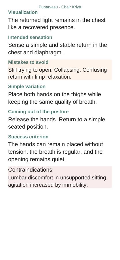 Punarvasu — On a chair, page 7