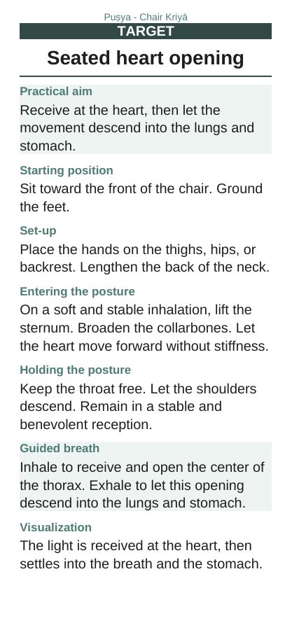 Puṣya — On a chair, page 4
