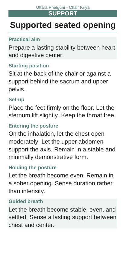 Uttara Phalgunī — On a chair, page 2