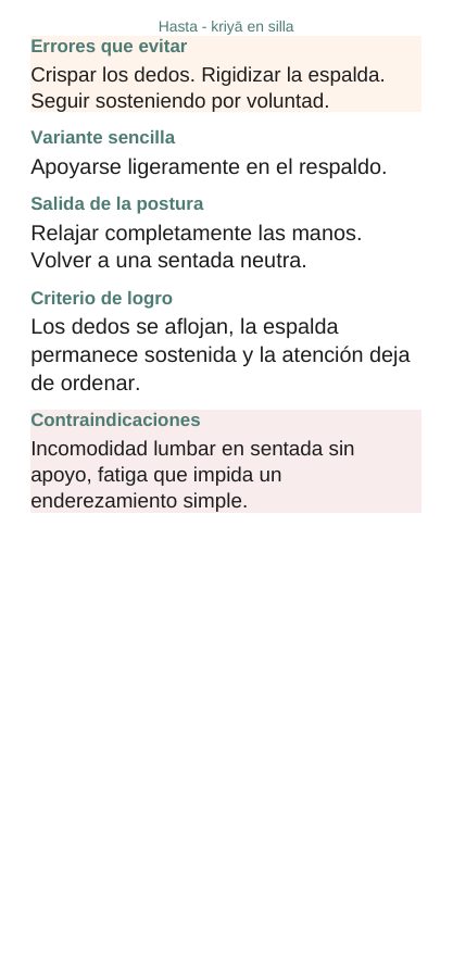 Hasta — En silla, página 7