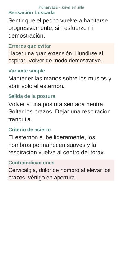 Punarvasu — En silla, página 5