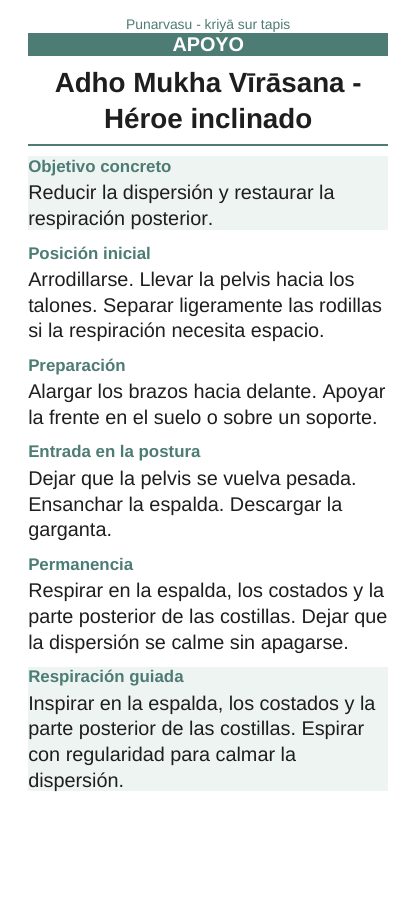 Punarvasu — En esterilla, página 2