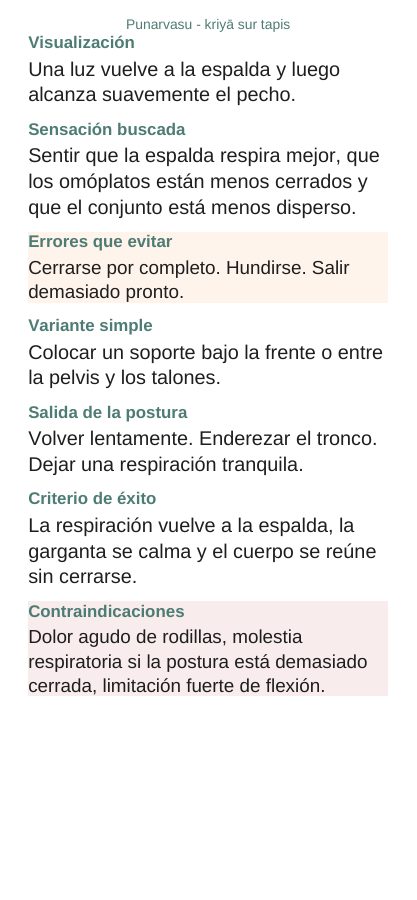 Punarvasu — En esterilla, página 3