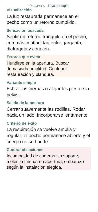 Punarvasu — En esterilla, página 7