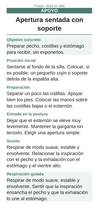 Puṣya — En silla, página 2