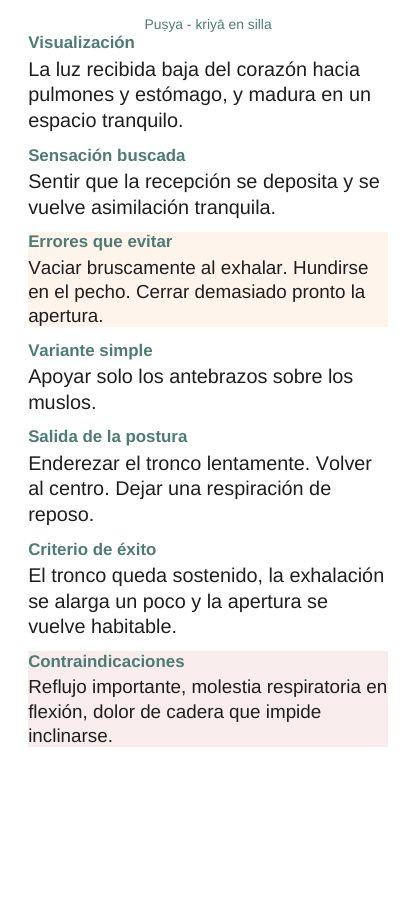 Puṣya — En silla, página 7