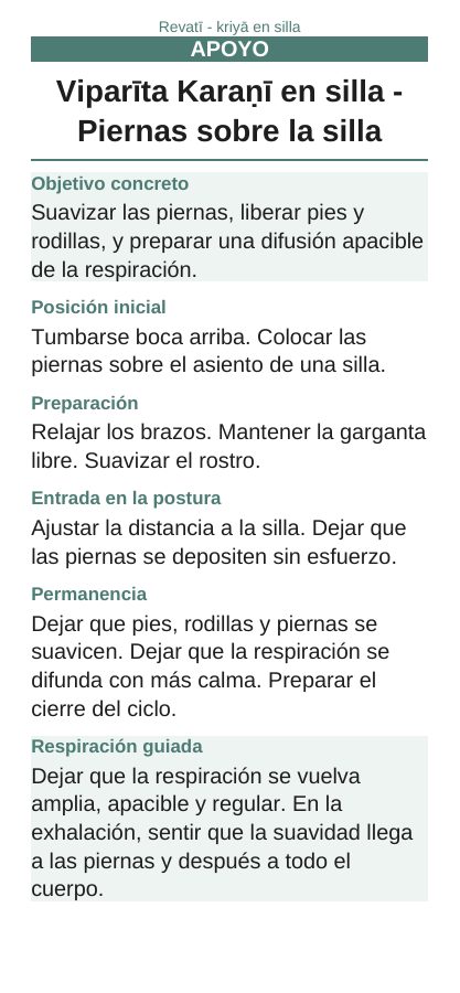 Revatī — En silla, página 2