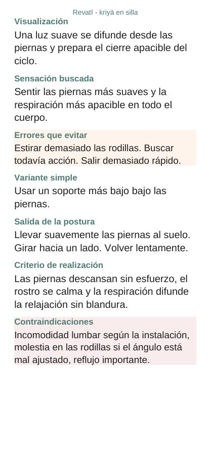 Revatī — En silla, página 3