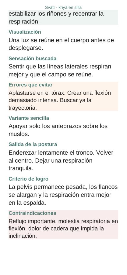 Svātī — En silla, página 3