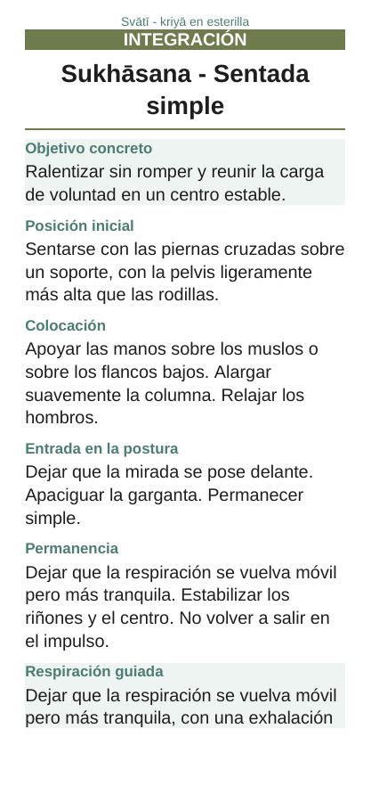 Svātī — En esterilla, página 6