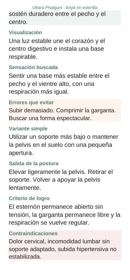 Uttara Phalgunī — En esterilla, página 3