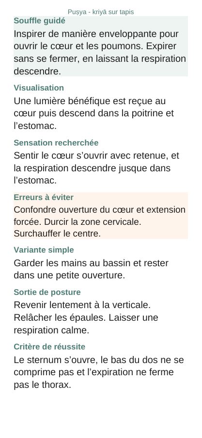 Puṣya — Sur tapis, page 6