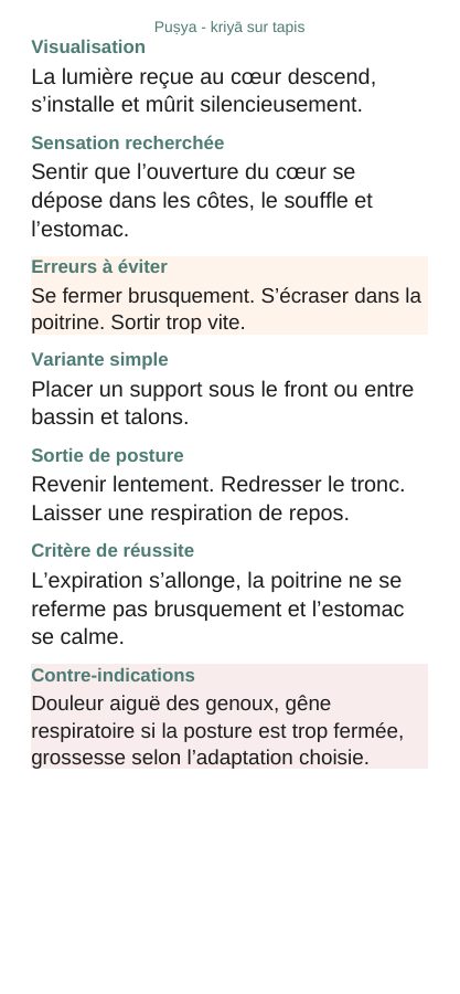 Puṣya — Sur tapis, page 9