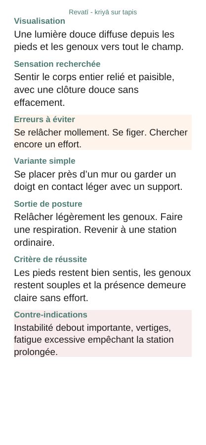 Revatī — Sur tapis, page 5