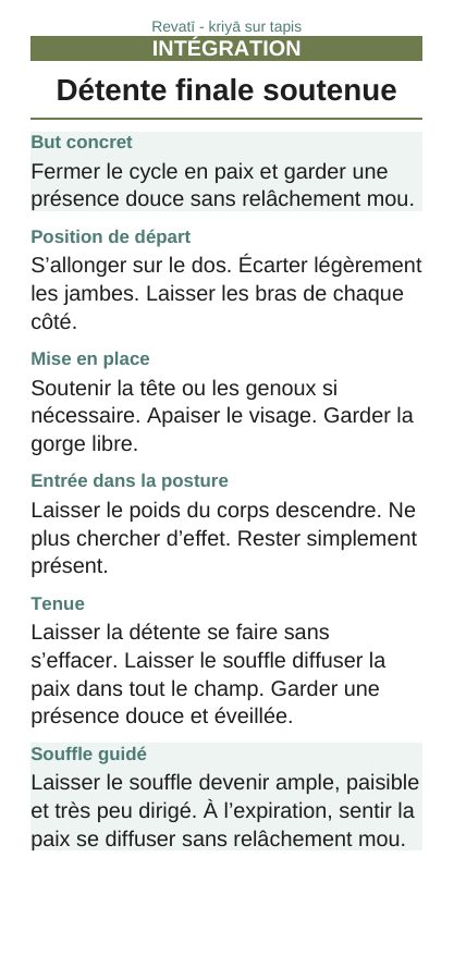 Revatī — Sur tapis, page 6