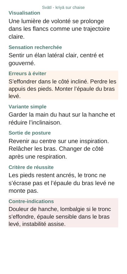 Svātī — Sur chaise, page 5