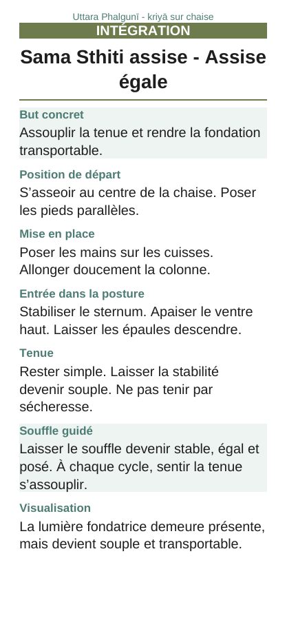 Uttara Phalgunī — Sur chaise, page 6